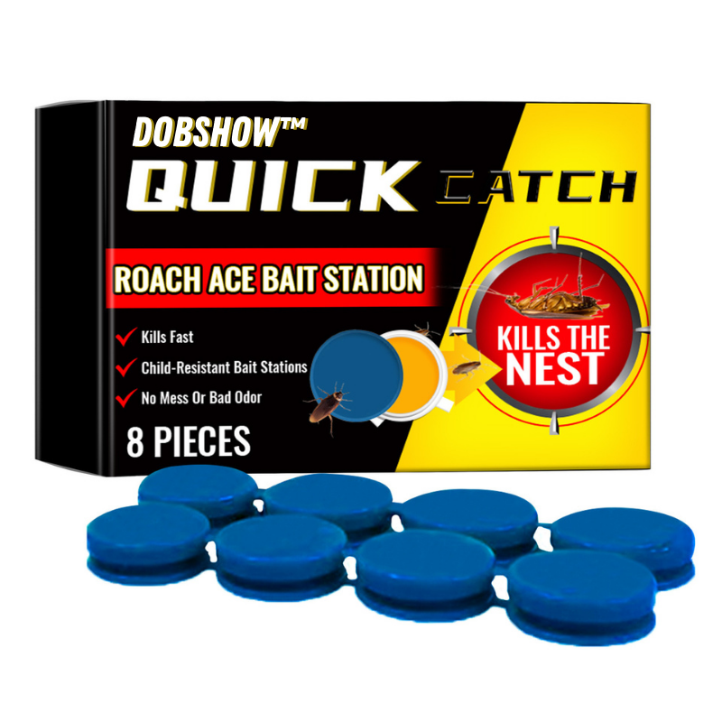 Dobshow™️ QuikCatch Killer RoachAce Bait Station